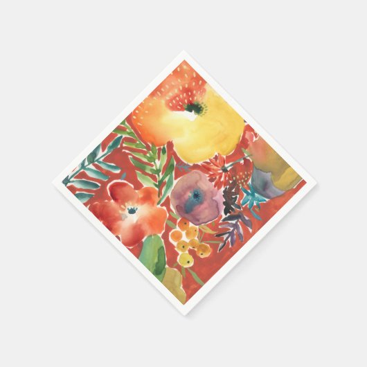 Overvloedige Florals III Servet (Hoek)