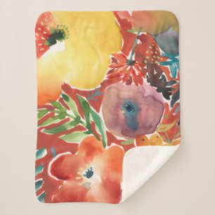 Overvloedige Florals III Sherpa Deken