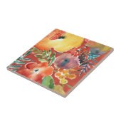 Overvloedige Florals III Tegeltje (Zijkant)