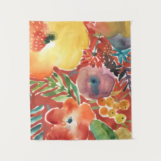 Overvloedige Florals III Wandkleed (Voorkant)