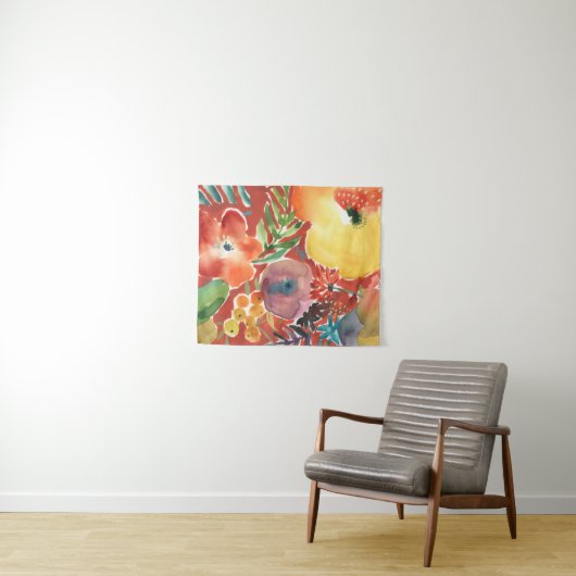 Overvloedige Florals III Wandkleed (In Situ (horizontaal))