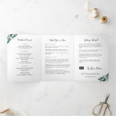 Overvloedige Foliage Weddenschap Welkomstbrief rei Drieluik Programma (Binnen)