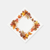 Overvloedige gelukzaligheid: kransoogst servet (Hoek)