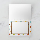 OVERVLOEDIGE Gevouwen Schrift Thanksgiving Kaart-B Feestdagen Kaart (Binnen)