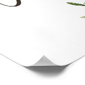 Overvloedige Goodness rode florale bloeding Poster (Hoek)