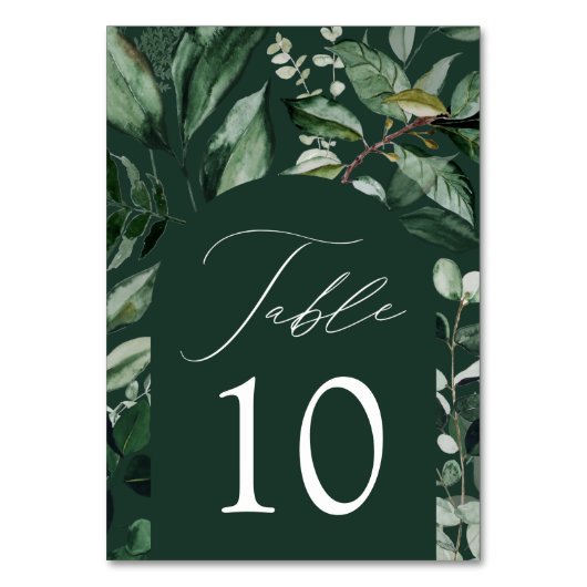 Overvloedige Grieks-Arch Wedding Kaart (Achterkant)