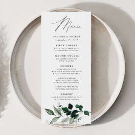 Overvloedige Groene Dinner Huwelijk Menu