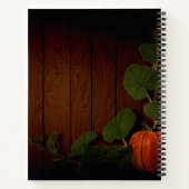 Overvloedige Harvest Pumpkin-Thanksgiving Notitieboek (Achterkant)