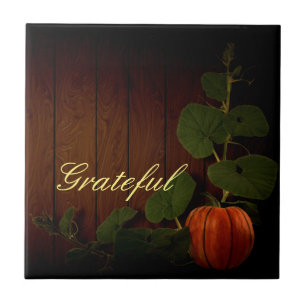 Overvloedige Harvest Pumpkin-Thanksgiving Tegeltje