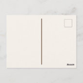 Overvloedige herfst florale, zonder dank Thanksgiv Briefkaart (Achterkant)