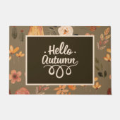 Overvloedige herfst Oogst Thanksgiving Seizoen Deurmat (Voorkant)