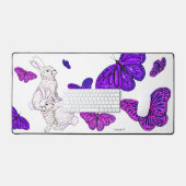 Overvloedige konijnen bureaumat (Keyboard & Muis)