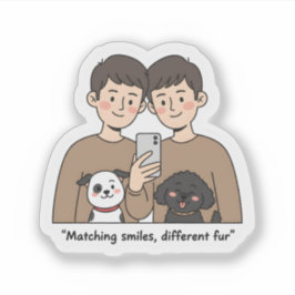 Overvloedige Liefde: De Prosperity Paws Collectie  Sticker