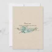 Overvloedige liefde-succulent string verlichting b kaart (Achterkant)