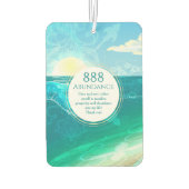 Overvloedige manifestatie 888 engelengetallen luchtverfrisser (Achterkant)