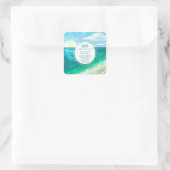 Overvloedige manifestatie 888 engelengetallen vierkante sticker (Tas)