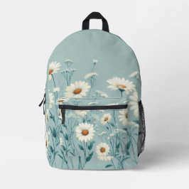 Overvloedige Margrietjes Bedrukte Rugzak