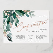 Overvloedige olie | Bevestiging Folie Uitnodiging (Voorkant)