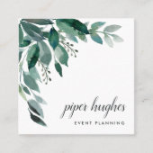 Overvloedige olie vierkante visitekaartje (Voorkant)