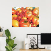 Overvloedige oogst — Heirloom Tomaten Poster (Thuiskantoor)