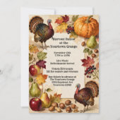 Overvloedige oogst Thanksgiving Kaart (Voorkant)