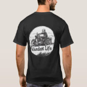 Overvloedige rit - Live Free, Ride Full T-shirt (Achterkant)
