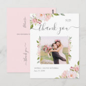Overvloedige Rozen | Trouw Dankjewel Foto Briefkaart (Voorkant / Achterkant)