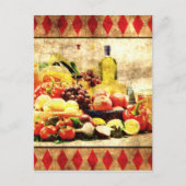 Overvloedige tabel briefkaart (Voorkant)