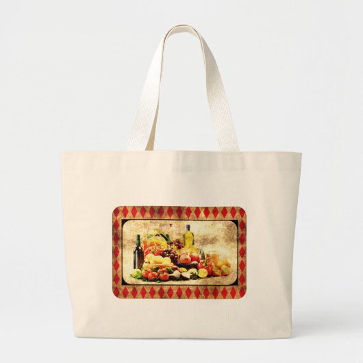 Overvloedige tabel grote tote bag (Voorkant)