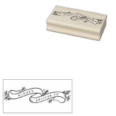 Overvloedige takken Kerst lint te leveren aan Rubberstempel (Gestempeld)