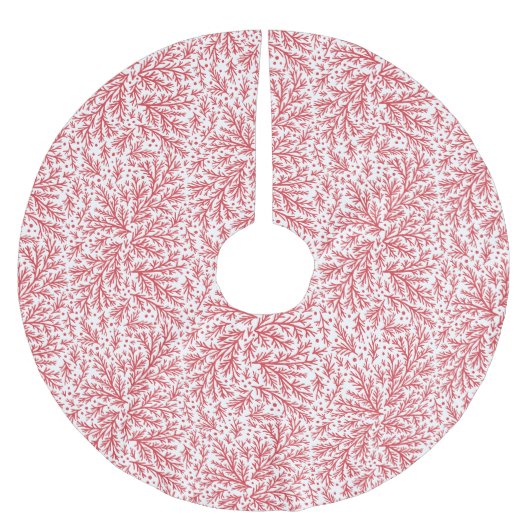 Overvloedige takken Rode en witte Jeneverbes Kerst Kerstboom Rok (Voorkant)