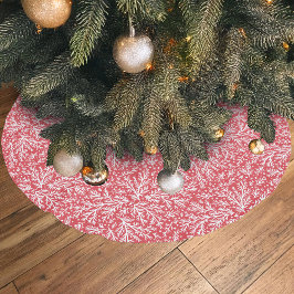 Overvloedige takken Rode en witte Jeneverbes Kerst Kerstboom Rok