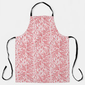 Overvloedige takken Rode en witte Jeneverbes Kerst Schort (Voorkant)