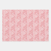 Overvloedige takken Rood en Wit Foto Kerstmis Inpakpapier Vel (Voorkant 2)