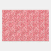 Overvloedige takken Rood en Wit Foto Kerstmis Inpakpapier Vel (Voorkant 2)