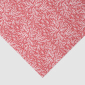 Overvloedige takken Rood en Wit Foto Kerstmis Tissuepapier (Detail)