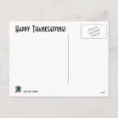 Overvloedige Thanksgiving Feestdagenkaart (Achterkant)