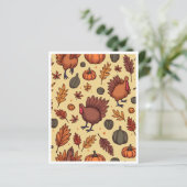 Overvloedige Thanksgiving papieren blad (Staand voorkant)