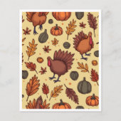 Overvloedige Thanksgiving papieren blad (Voorkant)