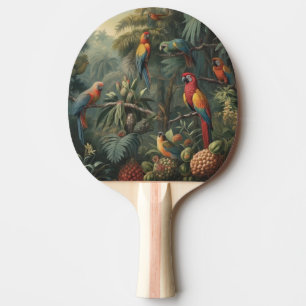 Overvloedige Volière Rode Ara en Ananas Tafeltennisbatje