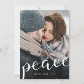 Overvloedige vrede | Verticale vakantiefotokaart Feestdagenkaart (Voorkant)