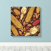 overvloedige vreugde canvas afdruk (Insitu (Houten vloer))