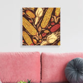 overvloedige vreugde canvas afdruk (Insitu (Woonkamer))