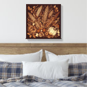 overvloedige vreugde canvas afdruk (Insitu (Slaapkamer))