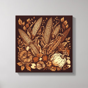 overvloedige vreugde canvas afdruk