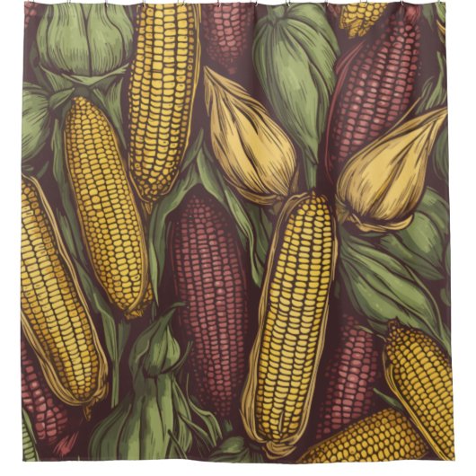 overvloedige vreugde douchegordijn (Voorkant)