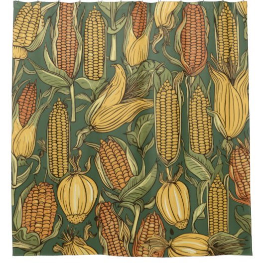 overvloedige vreugde douchegordijn (Voorkant)