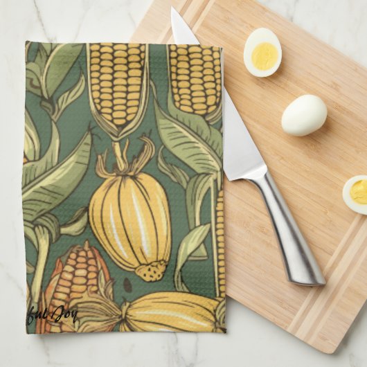 overvloedige vreugde theedoek (Quarter Fold)