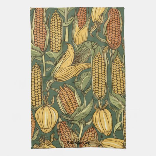 overvloedige vreugde theedoek (Verticaal)