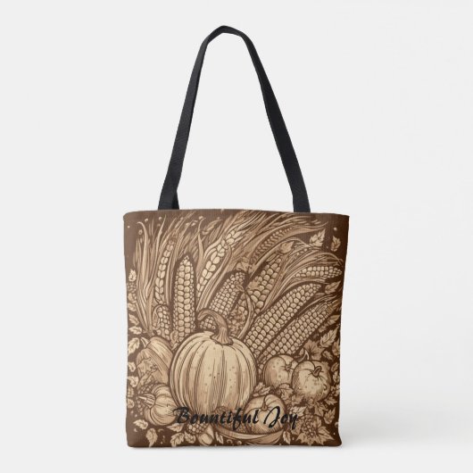 overvloedige vreugde tote bag (Achterkant)